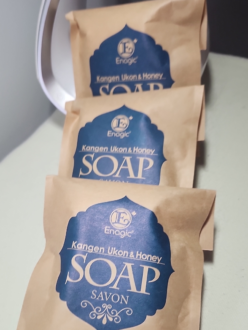 Kangen Ukon & Honey Soap - Blue Label on Brown Wrap